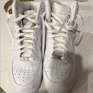 Nike White High-Top Sneakers